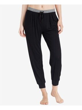 Layla Womens Drawstring Cropped Jogger Pants Size L